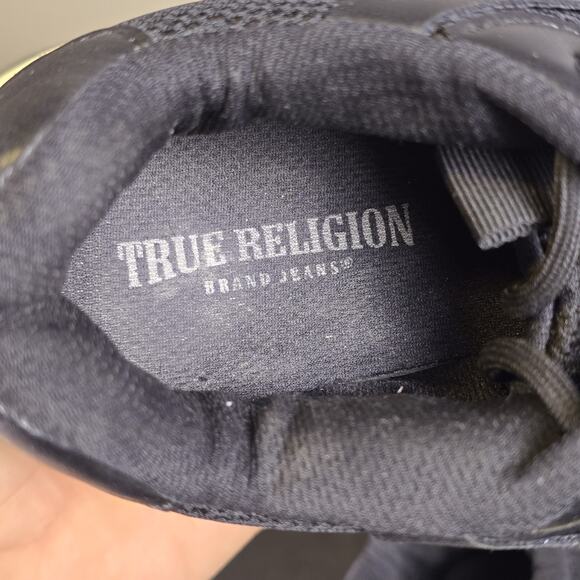 True Religion Rory Black Chunky Platform Sneakers Women's Size 7.5 - Picture 8 of 9